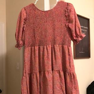 Pink Floral Short dress from Target